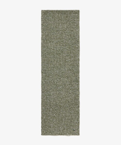 LACOSTE（ラコステ）の「メランジ ウールニットマフラー（マフラー・メンズ・グリーン/グレー/カーキ・FREE）」の8枚目の写真