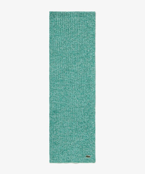LACOSTE（ラコステ）の「メランジ ウールニットマフラー（マフラー・メンズ・グリーン/グレー/カーキ・FREE）」の11枚目の写真