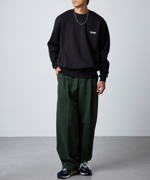 WILD THINGS（ワイルドシングス）の「【WILD THINGS】別注商品 ステンシルバックプリントスウェット（スウェット・メンズ・オリーブ/グレー/ブラック・XL/L）」の16枚目の写真