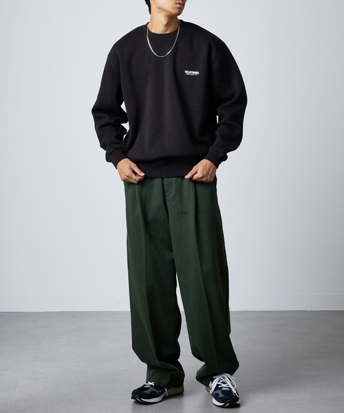 WILD THINGS（ワイルドシングス）の「【WILD THINGS】別注商品 ステンシルバックプリントスウェット（スウェット・メンズ・オリーブ/グレー/ブラック・XL/L）」の17枚目の写真