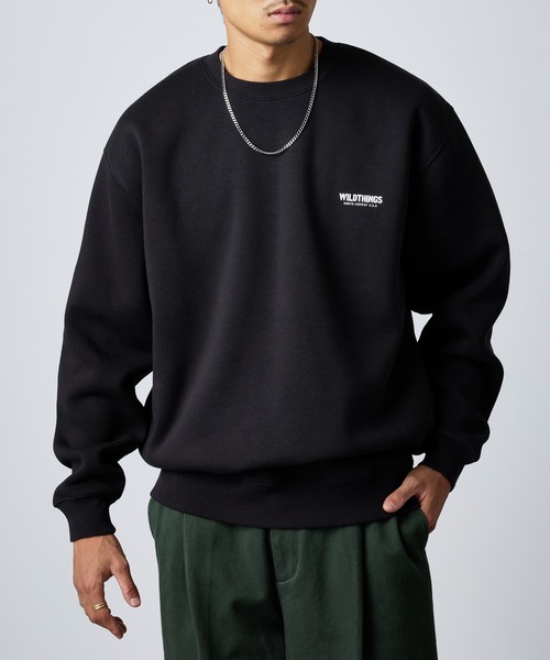セール】【WILD THINGS】別注商品 ステンシルバックプリントスウェット