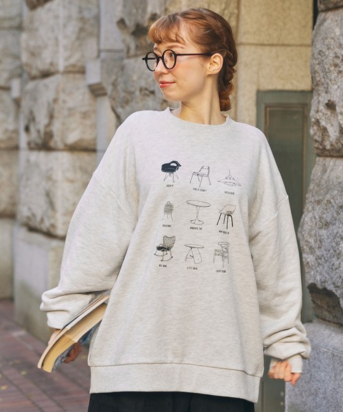 コレクション グラフィックプリント スウェットプルオーバー MONO-MART