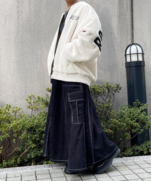 セール】ロゴエコファーブルゾン（ブルゾン）｜RODEO CROWNS WIDE BOWL