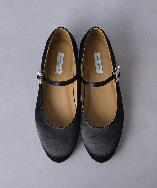 UNITED ARROWS(ユナイテッドアローズ)の「サテンビジュー メリージェーン(その他シューズ・レディース・パープル/ブラック・36/36h/37/37h/38/38h/35h)」の11枚目の写真