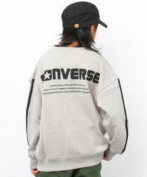 CONVERSE | 【裏起毛】CONVERSE 別注袖ラインバックプリントトレーナー(スウェット)