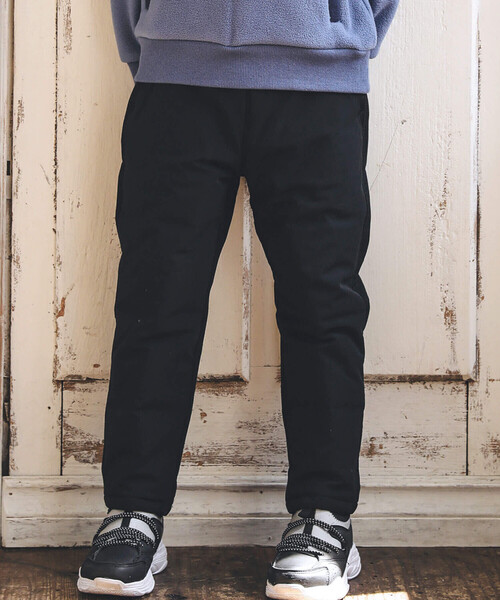 【セール】ナイロン×ツイル切り替え中綿ロングパンツ(90~150cm)（その他パンツ）｜BeBe（ベベ）