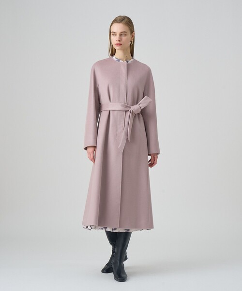 H*i様 新品☆essence of ANAYI カシミヤ混クルーコート/セオリ カシミヤベルト付きクルーコート（その他アウター）｜ANAYI（アナイ