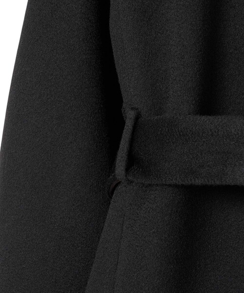 カシミヤベルト付きクルーコート（その他アウター）｜ANAYI（アナイ