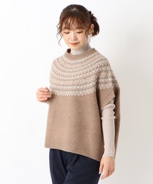 求心柄ニットベスト