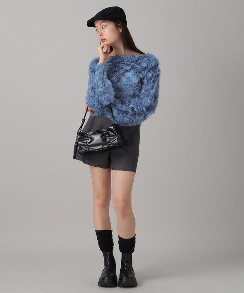 FOREVER 21（フォーエバー トゥエンティーワン）の「【2024FW】微起毛ショートパンツ（その他パンツ・レディース・ブラック/グレー・SMALL/MEDIUM）」の4枚目の写真