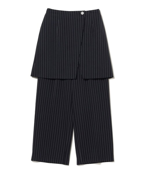 B:MING by BEAMS(ビーミングバイビームス)の「ラップ スカート付き パンツ(S~M)(スラックス・レディース・ネイビー/ブラウン系その他・SMALL/MEDIUM)」の5枚目の写真