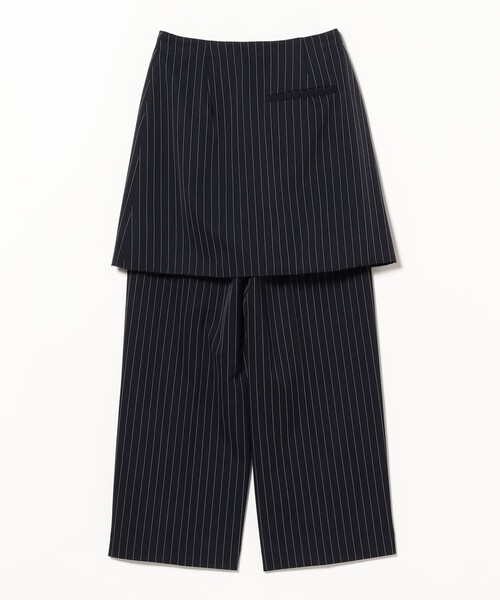 B:MING by BEAMS(ビーミングバイビームス)の「ラップ スカート付き パンツ(S~M)(スラックス・レディース・ネイビー/ブラウン系その他・SMALL/MEDIUM)」の6枚目の写真