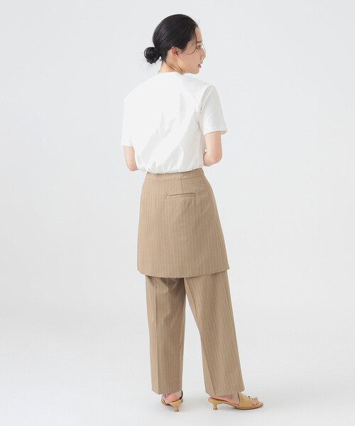 B:MING by BEAMS(ビーミングバイビームス)の「ラップ スカート付き パンツ(S~M)(スラックス・レディース・ネイビー/ブラウン系その他・SMALL/MEDIUM)」の13枚目の写真