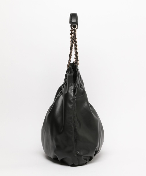 Andemiu（アンデミュウ）の「チェーンラウンドショルダー304064（トートバッグ・レディース・ベージュ/ブラック・FREE）」の11枚目の写真