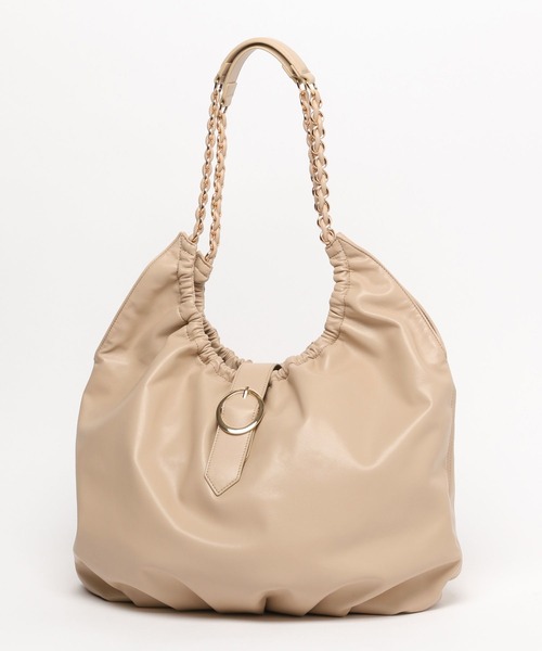 Andemiu（アンデミュウ）の「チェーンラウンドショルダー304064（トートバッグ・レディース・ベージュ/ブラック・FREE）」の19枚目の写真