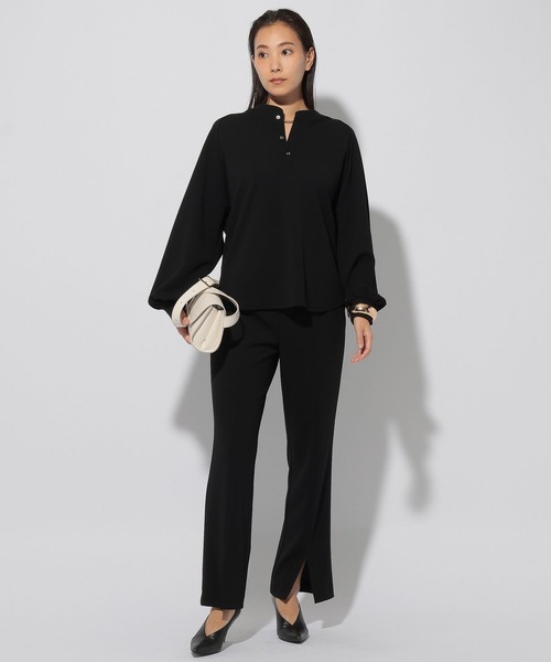 Elura（エルーラ）の「サマ見えストレートスリットパンツ＜低身長サイズあり＞/249503（その他パンツ・レディース・オフホワイト/ブラック/ネイビー・MEDIUM/LARGE/FREE(S)）」の20枚目の写真