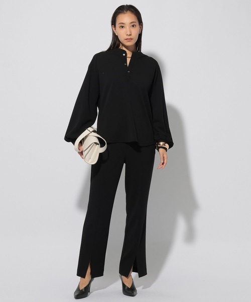 Elura（エルーラ）の「サマ見えストレートスリットパンツ＜低身長サイズあり＞/249503（その他パンツ・レディース・オフホワイト/ブラック/ネイビー・MEDIUM/LARGE/FREE(S)）」の21枚目の写真