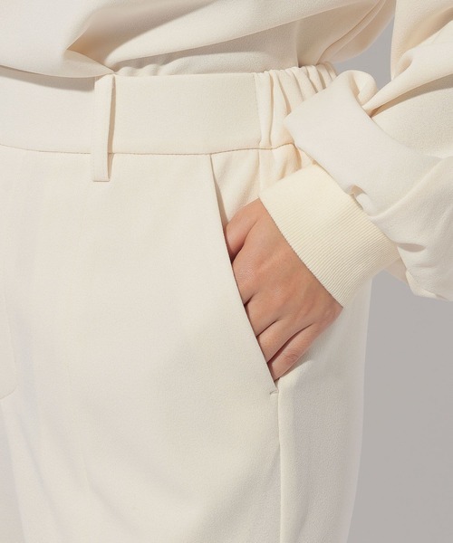 Elura（エルーラ）の「サマ見えストレートスリットパンツ＜低身長サイズあり＞/249503（その他パンツ・レディース・オフホワイト/ブラック/ネイビー・MEDIUM/LARGE/FREE(S)）」の4枚目の写真