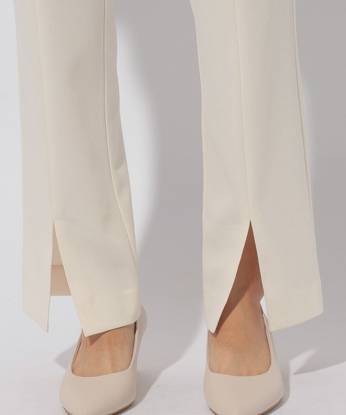 Elura（エルーラ）の「サマ見えストレートスリットパンツ＜低身長サイズあり＞/249503（その他パンツ・レディース・オフホワイト/ブラック/ネイビー・MEDIUM/LARGE/FREE(S)）」の5枚目の写真