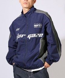 LUXSTYLE（ラグスタイル）の「ナイロンパイピングスタンドジャケット（ナイロンジャケット）」