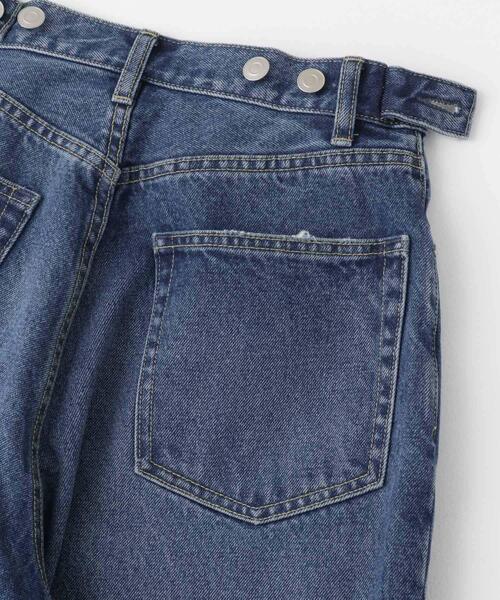 FORK&SPOON（フォークアンドスプーン）の「FORK&SPOON　JFデニムワイドテーパードパンツ（デニムパンツ・レディース・ワンウォッシュ/ライトインディゴブルー・1/2）」の9枚目の写真