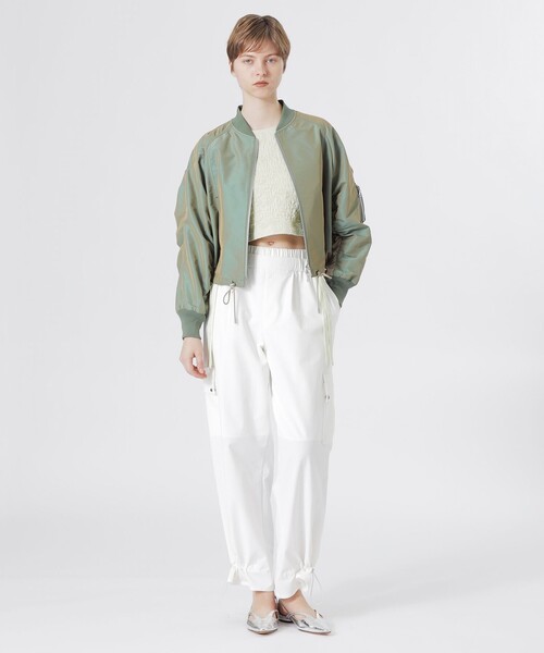 LOVELESS（ラブレス）の「ボリュームMA-1（MA-1・レディース・ブルー系その他4/グリーン系その他2/オフホワイト・36）」の8枚目の写真