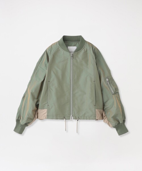 LOVELESS（ラブレス）の「ボリュームMA-1（MA-1・レディース・ブルー系その他4/グリーン系その他2/オフホワイト・36）」の11枚目の写真