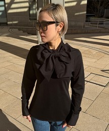 ジェンヌJENNE 日本製ブラウス見えカットソー（接触冷感）ストライプ S 日本製ブラウス見えカットソー｜JENNE(ジェンヌ)公式通販：パリ