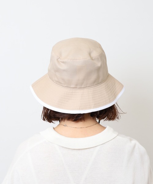 CECIL McBEE（セシルマクビー）の「パイピングハット（ハット・レディース・ブラック/ベージュ・F）」の15枚目の写真