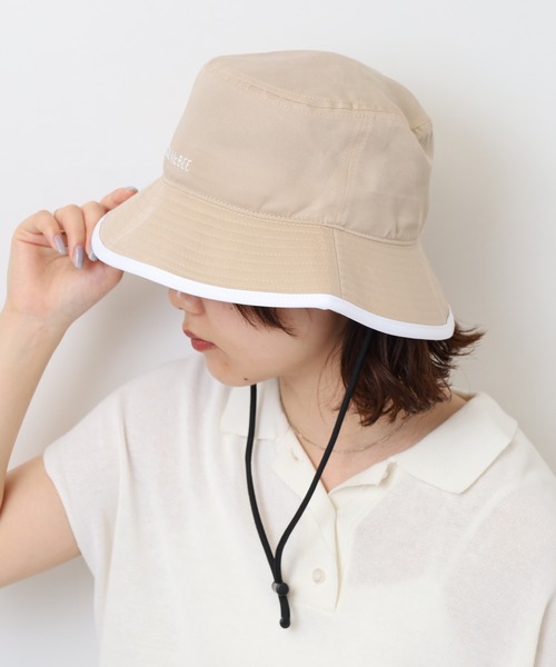 CECIL McBEE（セシルマクビー）の「パイピングハット（ハット・レディース・ブラック/ベージュ・F）」の8枚目の写真