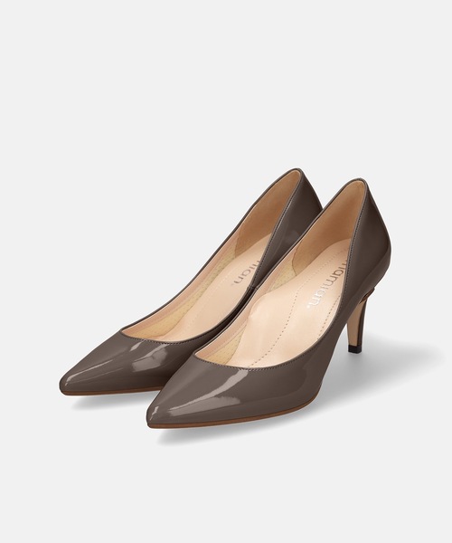 MAMIAN(マミアン)の「iCoN COLORS / ポインテッドトゥ パンプス (7.0cmヒール)(パンプス・レディース・グレイッシュベージュ/ダークベージュ/ダークネイビー/ブラック・25.0cm/24.5cm/24.0cm/23.5cm/23.0cm/22.5cm/21.5cm/22.0cm)」の7枚目の写真