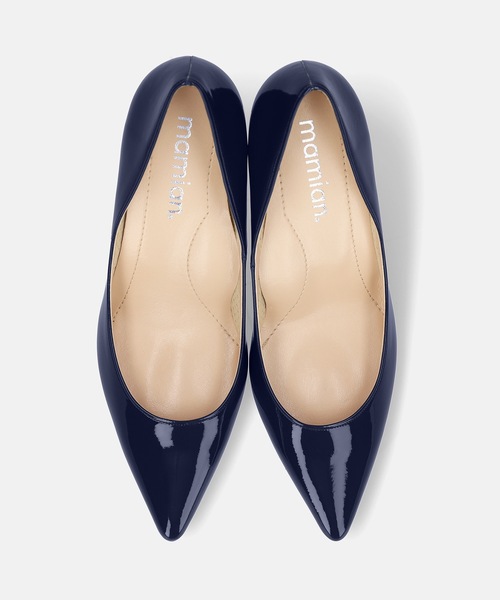 MAMIAN(マミアン)の「iCoN COLORS / ポインテッドトゥ パンプス (7.0cmヒール)(パンプス・レディース・グレイッシュベージュ/ダークベージュ/ダークネイビー/ブラック・25.0cm/24.5cm/24.0cm/23.5cm/23.0cm/22.5cm/21.5cm/22.0cm)」の9枚目の写真