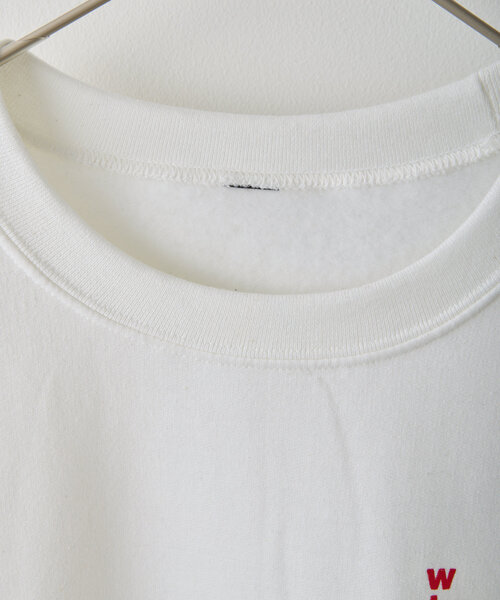 WHIMSIC（ウィムジック）の「【UNISEX】プリントロゴスウェット”TWISTED TWISTED”（スウェット・メンズ・ホワイト/ブラック・FREE）」の10枚目の写真