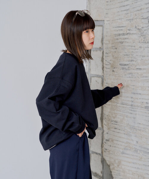 WHIMSIC（ウィムジック）の「【UNISEX】プリントロゴスウェット”TWISTED TWISTED”（スウェット・メンズ・ホワイト/ブラック・FREE）」の14枚目の写真