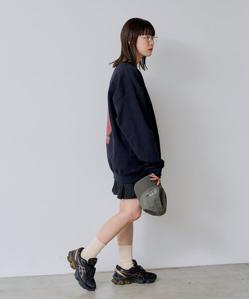 WHIMSIC（ウィムジック）の「【UNISEX】プリントロゴスウェット”TWISTED TWISTED”（スウェット・メンズ・ホワイト/ブラック・FREE）」の22枚目の写真