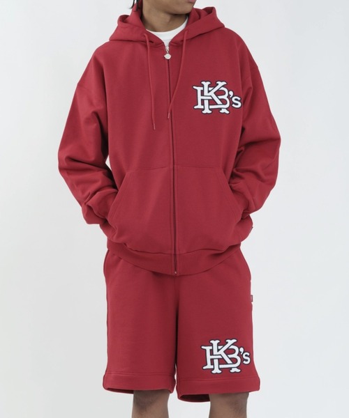 KEBOZ（ケボズ）の「EFG SWEAT 2WAY PANTS（スウェットパンツ・メンズ・グレー/ブラック/スカイブルー/レッド・XL/L/M/S）」の10枚目の写真