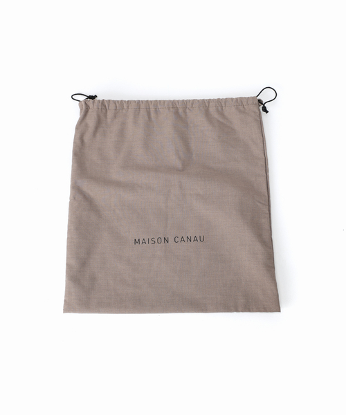 MAISON CANAU(メゾンカナウ)の「MAISON CANAU(メゾン カナウ) ボックスボストン Mハンドル 別注(ボストンバッグ・レディース・ブラック・FREE)」の13枚目の写真