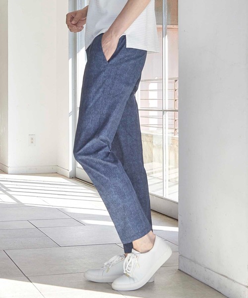 UNION STATION(ユニオンステーション)の「【セットアップ着用可能】メッシュメランジプリントスラックス(スラックス・メンズ・ブラック/ネイビー・LL/M/L/S)」の11枚目の写真