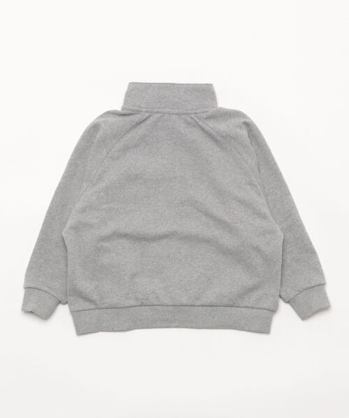 LOWRYS FARM（ローリーズファーム）の「ウラケハイネックカーディガン　319790（スウェット・キッズ・チャコールグレー/グレー・130cm/150cm/110cm/140cm/120cm）」の6枚目の写真