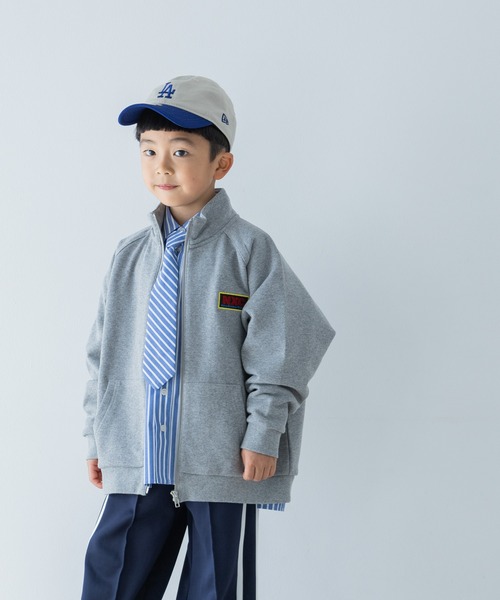 LOWRYS FARM（ローリーズファーム）の「ウラケハイネックカーディガン　319790（スウェット・キッズ・チャコールグレー/グレー・130cm/150cm/110cm/140cm/120cm）」の22枚目の写真