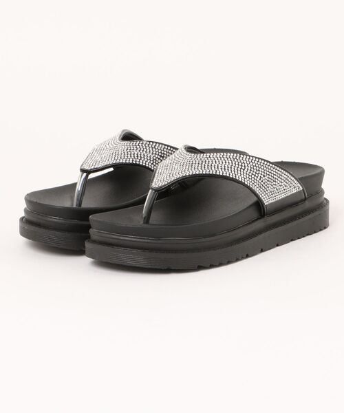 Bridget Birkin（ブリジットバーキン）の「【Bridget Birkin】ビジュートング厚底サンダル(552124)（サンダル・レディース・アイボリー/ブラック/ベージュ・LL/S/M/L）」の7枚目の写真