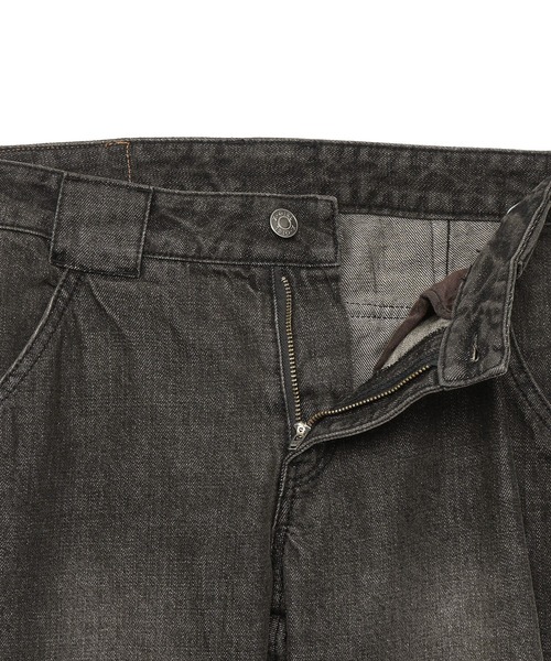 X-girl(エックスガール)の「SIDE VENTILATION FLARE DENIM PANTS(デニムパンツ・レディース・インディゴブルー/ブラック・S/M)」の15枚目の写真