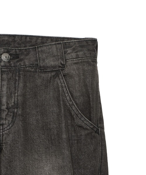 X-girl(エックスガール)の「SIDE VENTILATION FLARE DENIM PANTS(デニムパンツ・レディース・インディゴブルー/ブラック・S/M)」の16枚目の写真