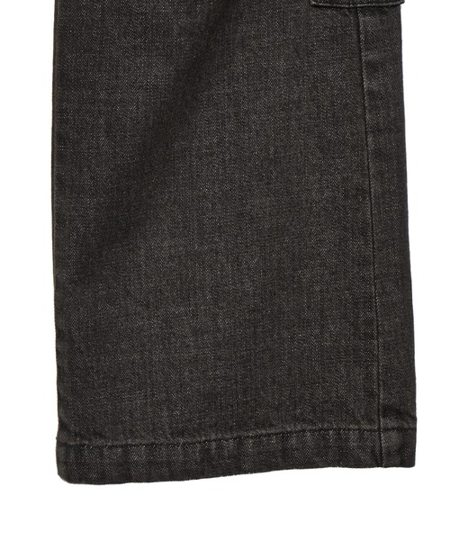 X-girl(エックスガール)の「SIDE VENTILATION FLARE DENIM PANTS(デニムパンツ・レディース・インディゴブルー/ブラック・S/M)」の5枚目の写真