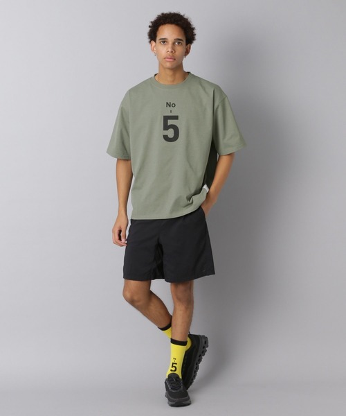 NUMERALS（ヌメラルズ）の「【NUMERALS】ナンバーロゴTEE（Tシャツ/カットソー・メンズ・カーキ/ブラック/オフホワイト・LARGE/MEDIUM/SMALL）」の11枚目の写真