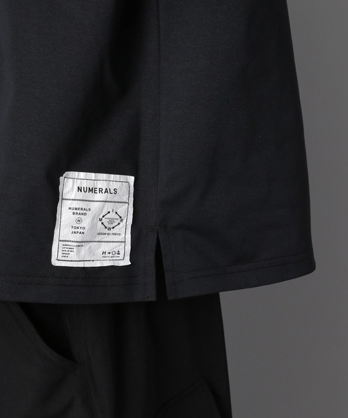 NUMERALS（ヌメラルズ）の「【NUMERALS】ナンバーロゴTEE（Tシャツ/カットソー・メンズ・カーキ/ブラック/オフホワイト・LARGE/MEDIUM/SMALL）」の19枚目の写真