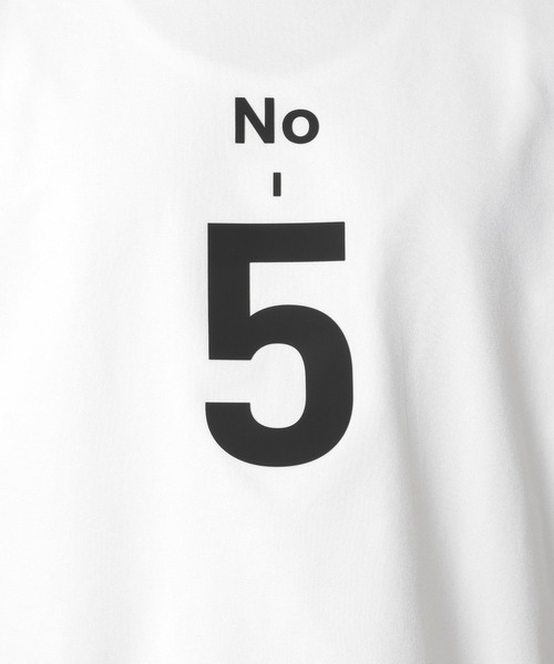 NUMERALS（ヌメラルズ）の「【NUMERALS】ナンバーロゴTEE（Tシャツ/カットソー・メンズ・カーキ/ブラック/オフホワイト・LARGE/MEDIUM/SMALL）」の21枚目の写真