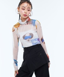 Narcissus（ナルシス）の「レイヤードスカート　ベルト（スカート）」