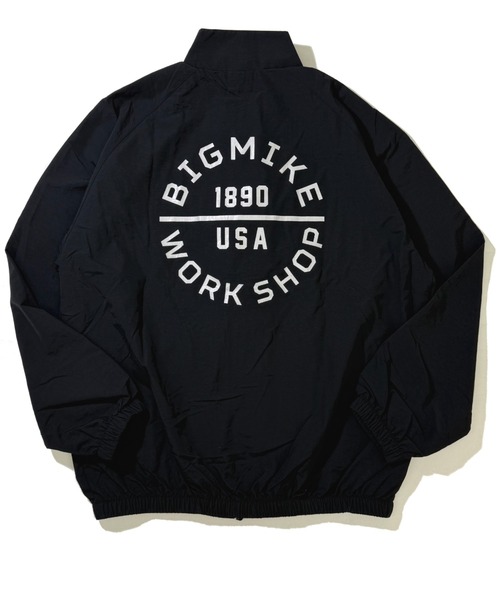 BIG MIKE（ビッグマイク）の「BIG MIKE ビッグマイク/ セットアップ対応 ナイロンタスラン トラックジャケット //// 102516200（ナイロンジャケット・メンズ・ブラック/ネイビー/チャコール・MEDIUM/X-LARGE/LARGE）」の13枚目の写真