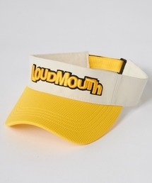 Loudmouth（ラウドマウス）の「LOUDMOUTH/ラウドマウス ゴルフウェア ブランド ロゴ 軽量 サイズ調整可能 サンバイザー 帽子 ユニセックス（サンバイザー）」